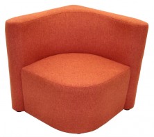 Konnect Modular Ottoman With Back 2 Sides. Available Any Colour